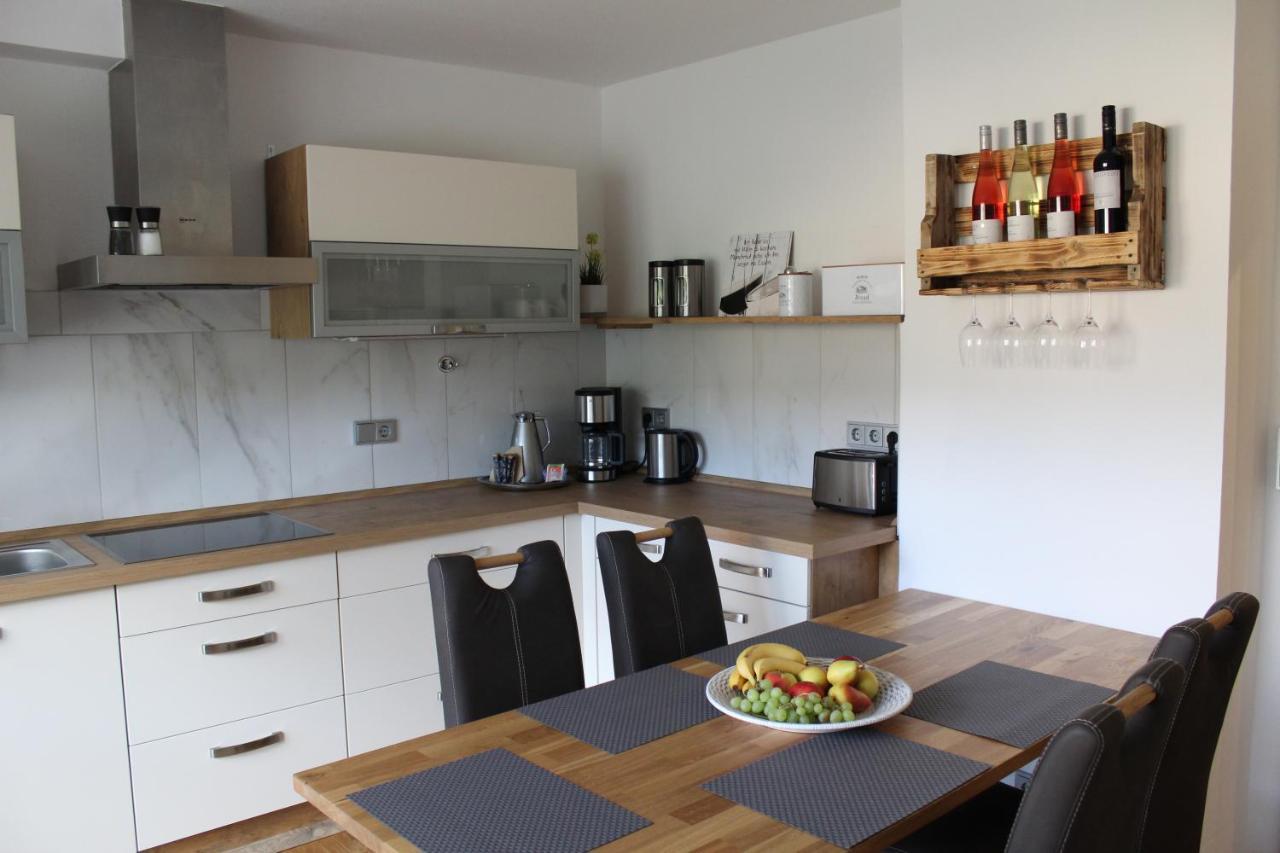 Ferienwohnung Forellenhof Oberschwarzach Buitenkant foto