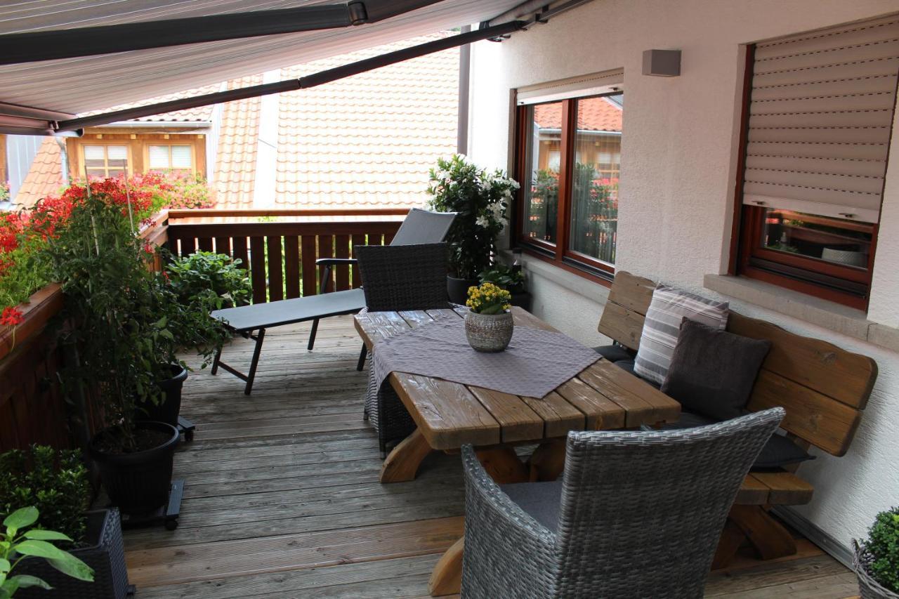 Ferienwohnung Forellenhof Oberschwarzach Buitenkant foto