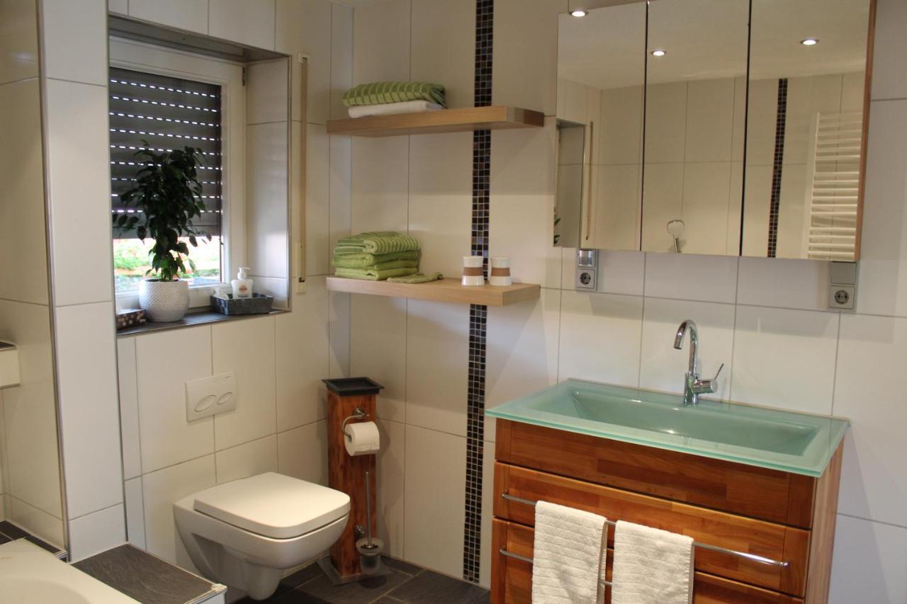 Ferienwohnung Forellenhof Oberschwarzach Buitenkant foto
